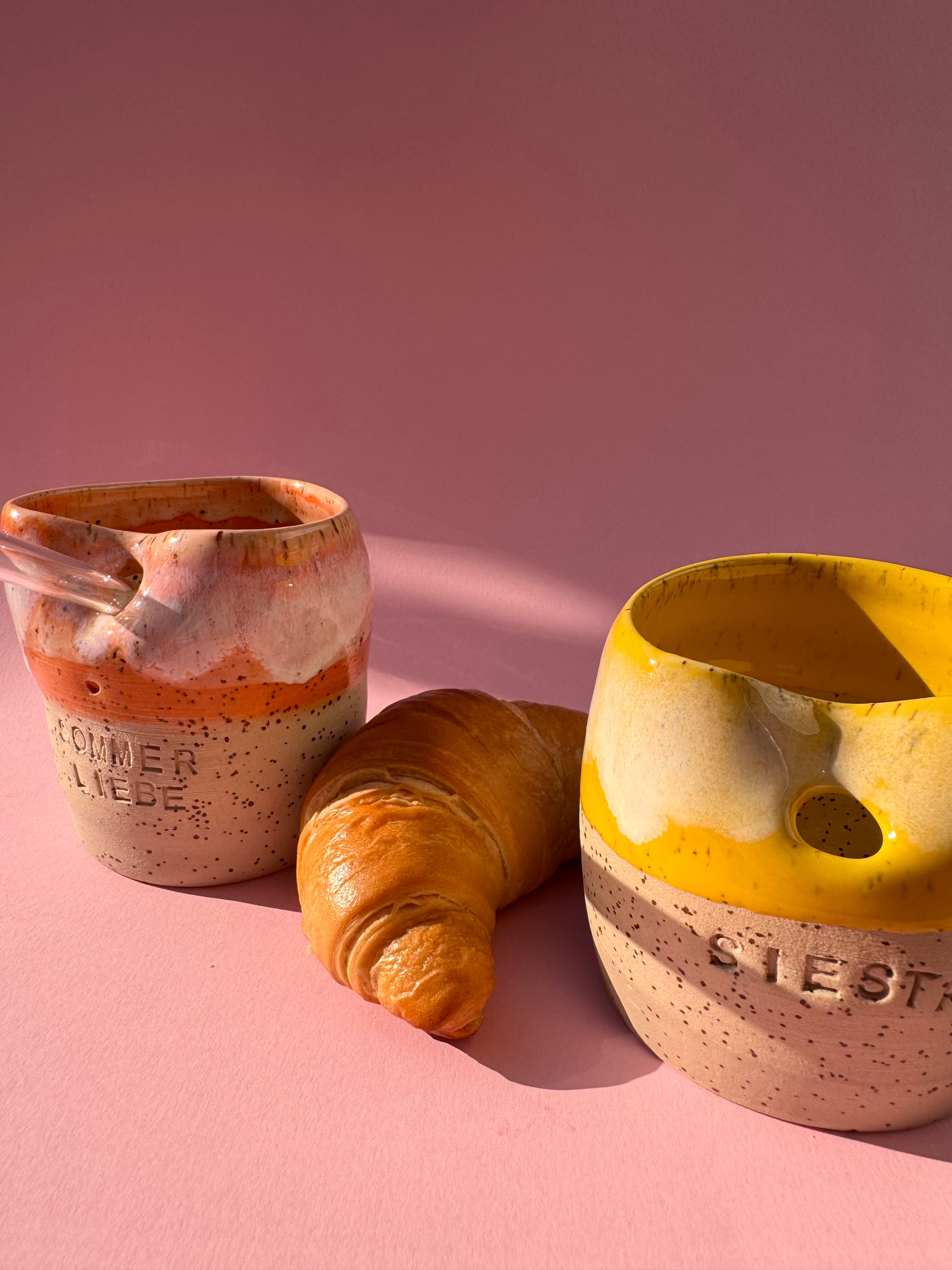 CUP TO GO "SOMMERLIEBE" Tasse orange