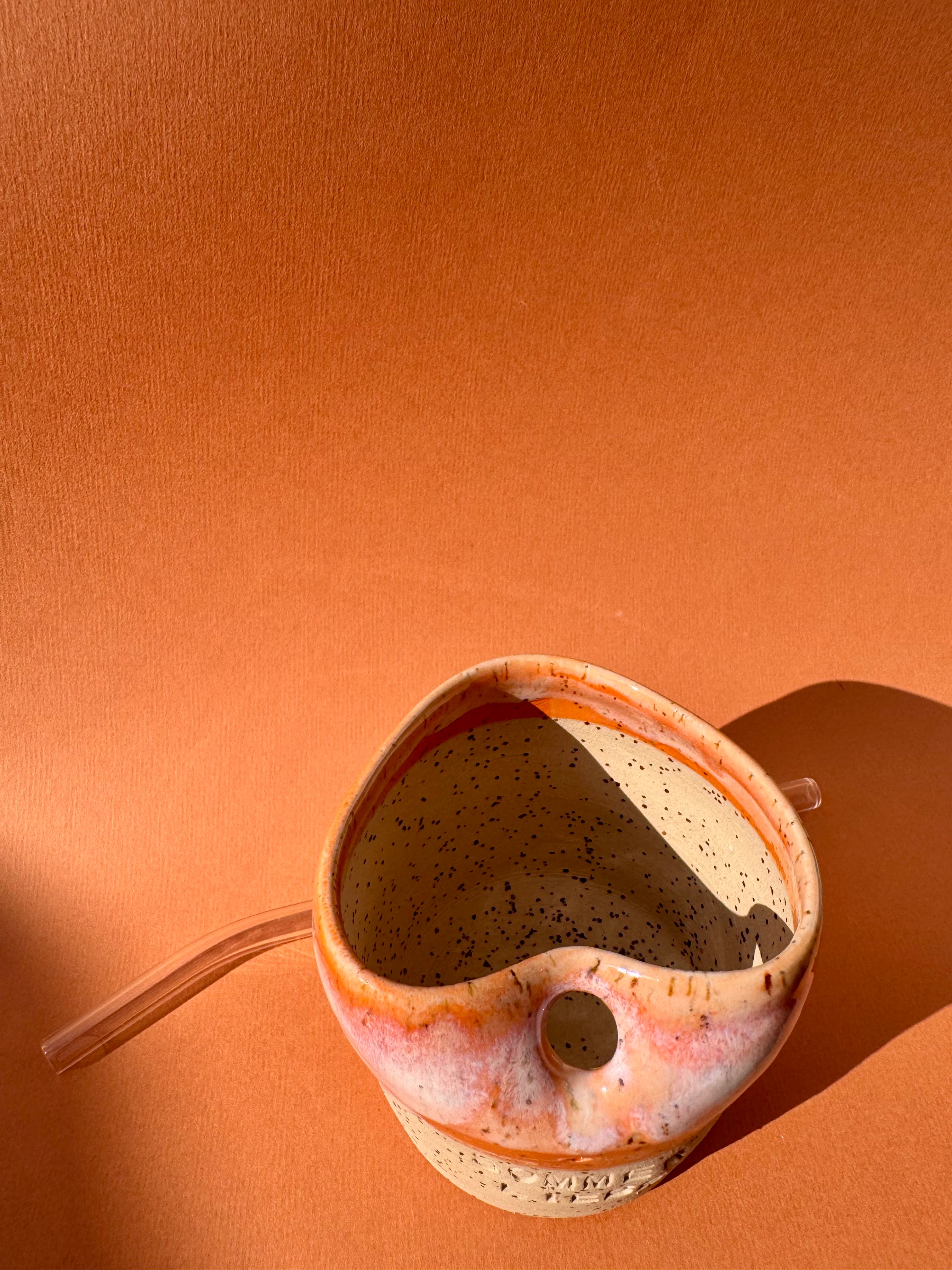 CUP TO GO "SOMMERLIEBE" Tasse orange