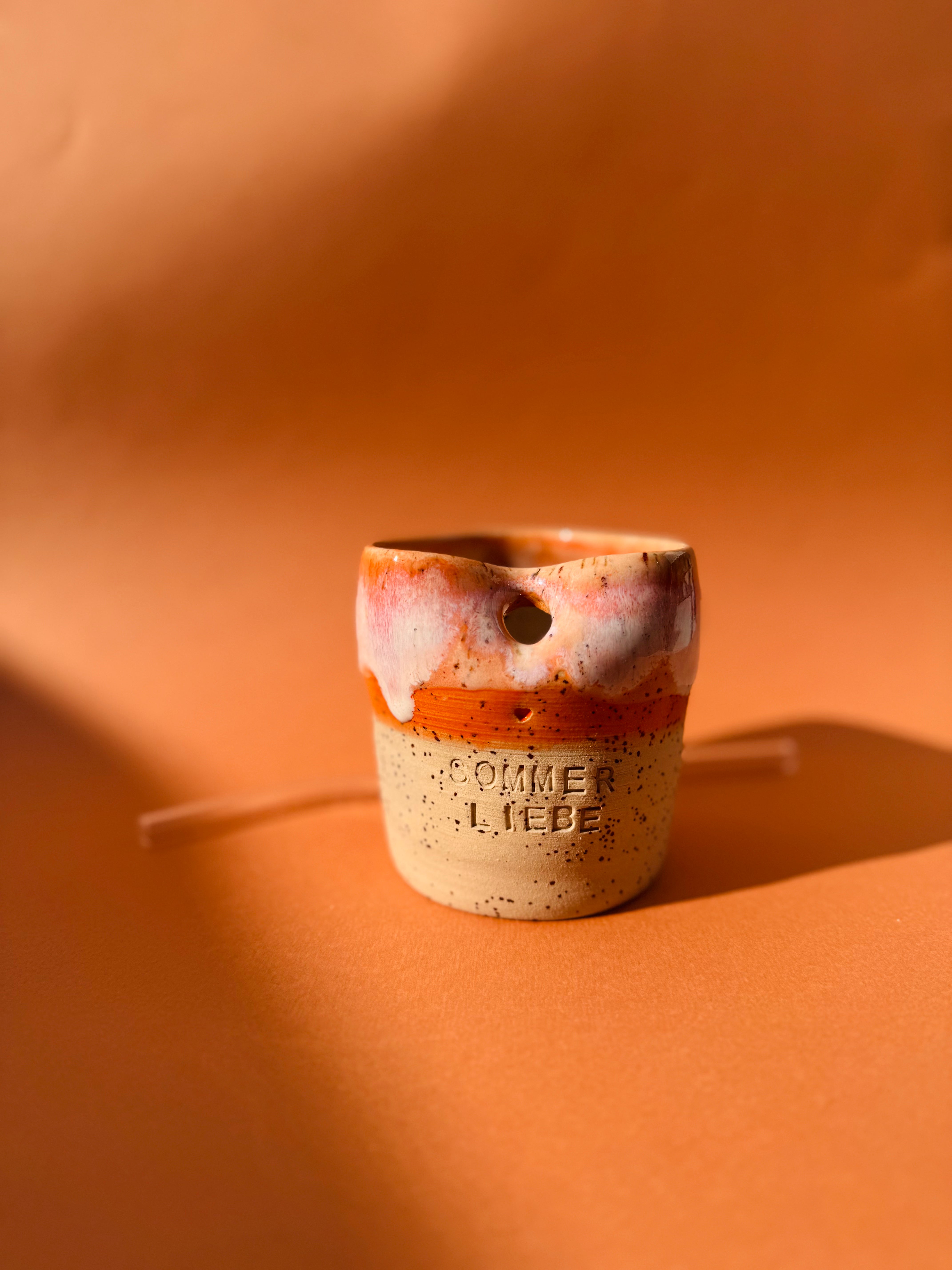 CUP TO GO "SOMMERLIEBE" Tasse orange