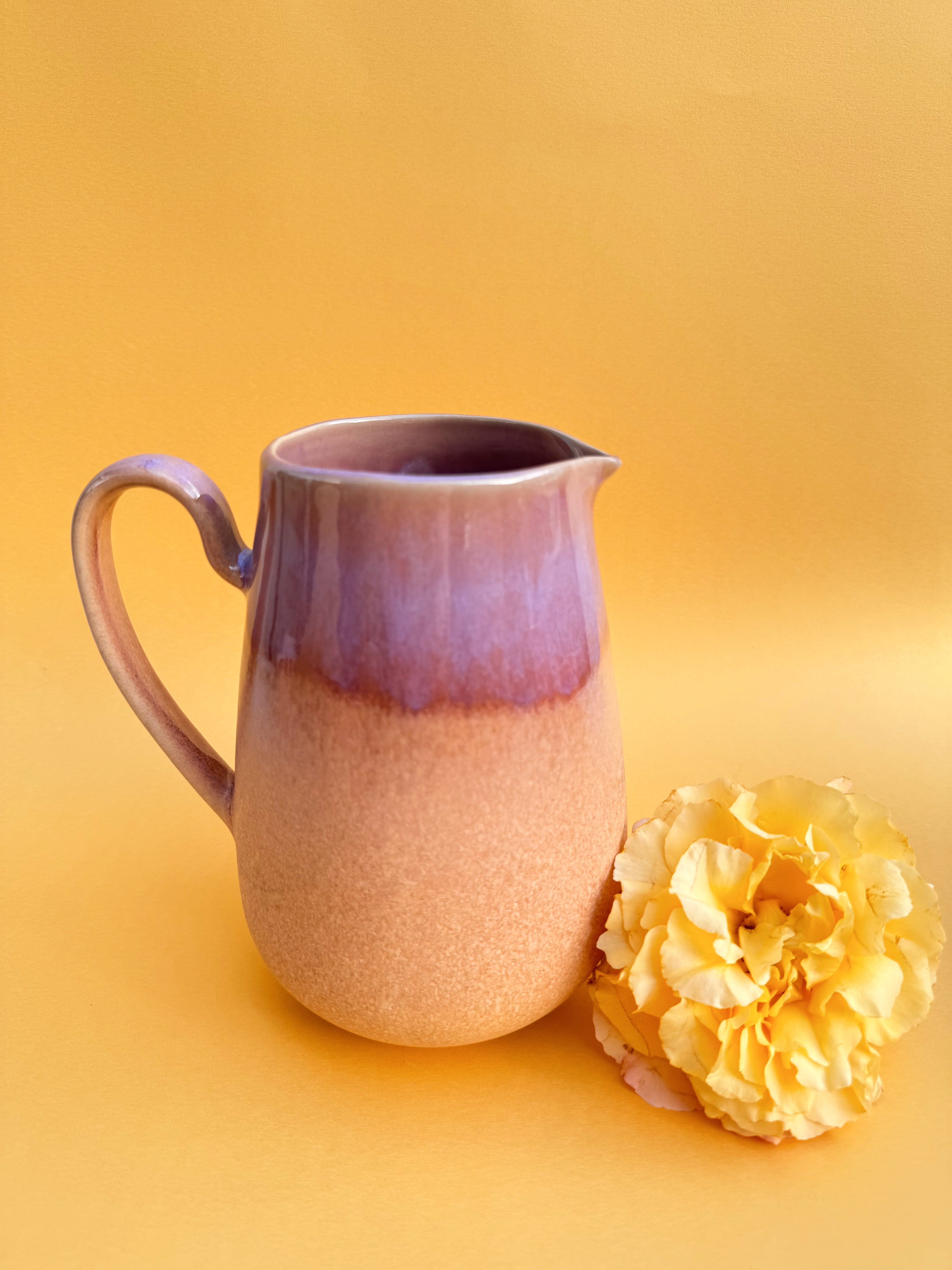 Krug SOLEME lila beige Karaffe