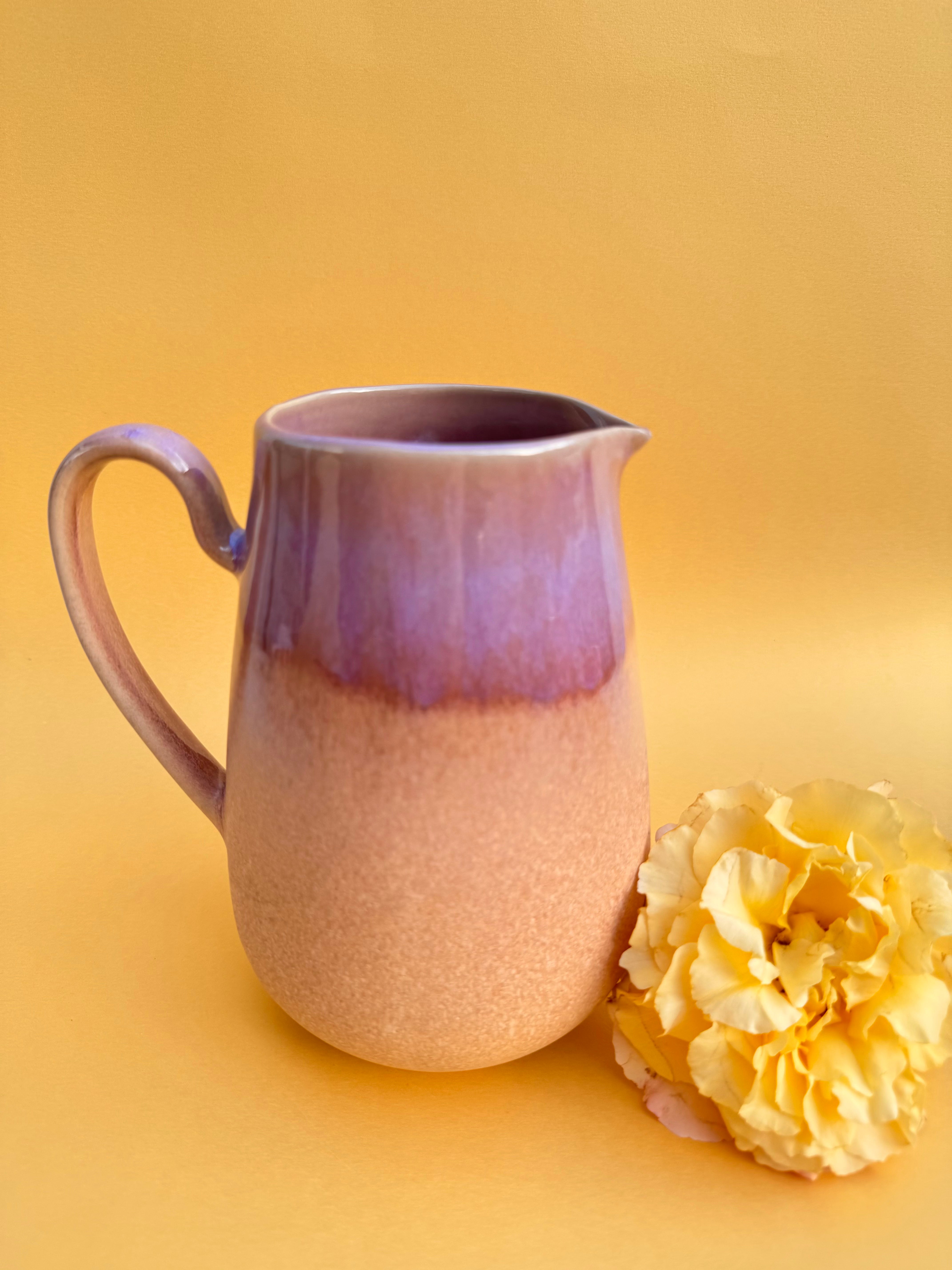 Krug SOLEME lila beige Karaffe