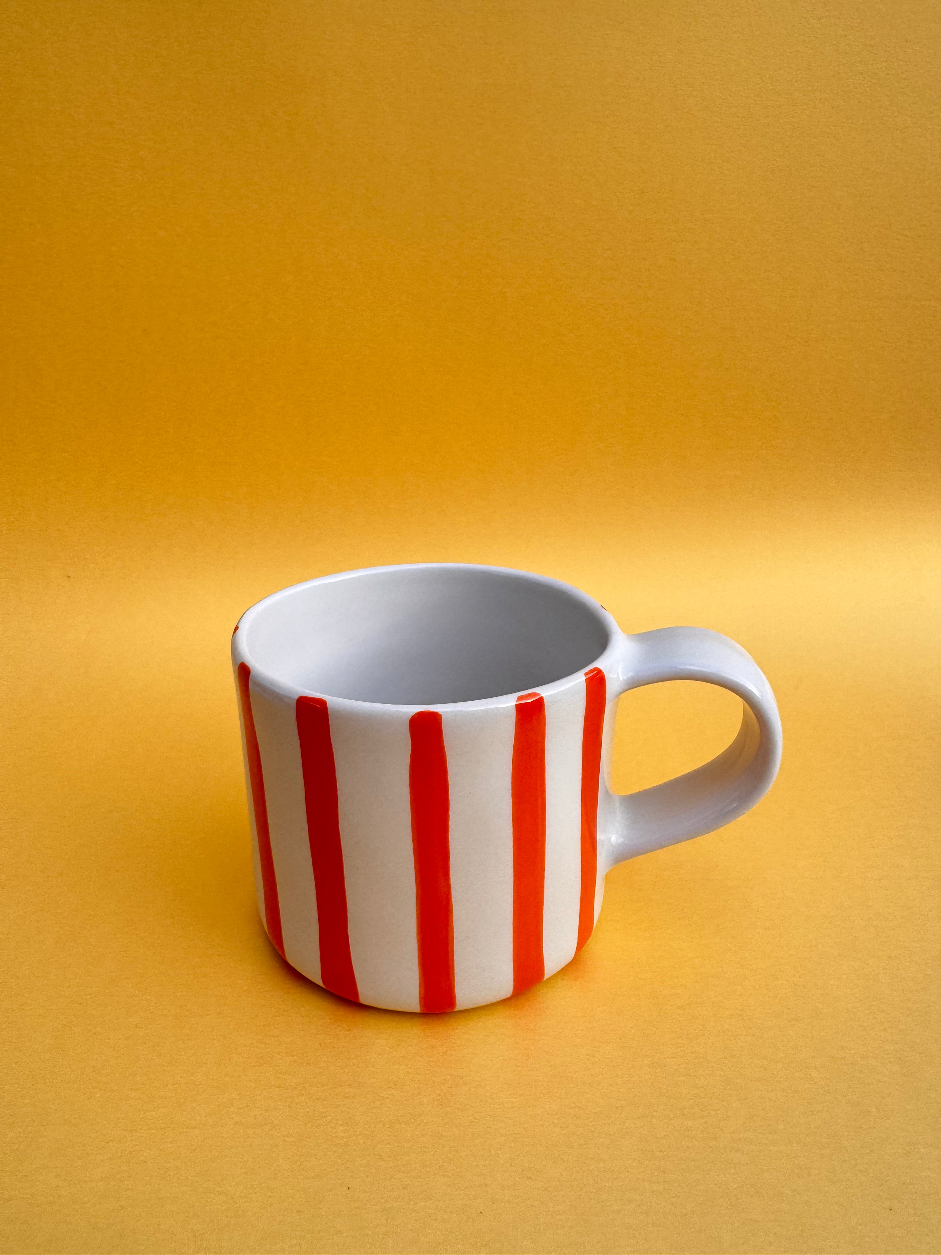 Tasse Soleil weiß orange