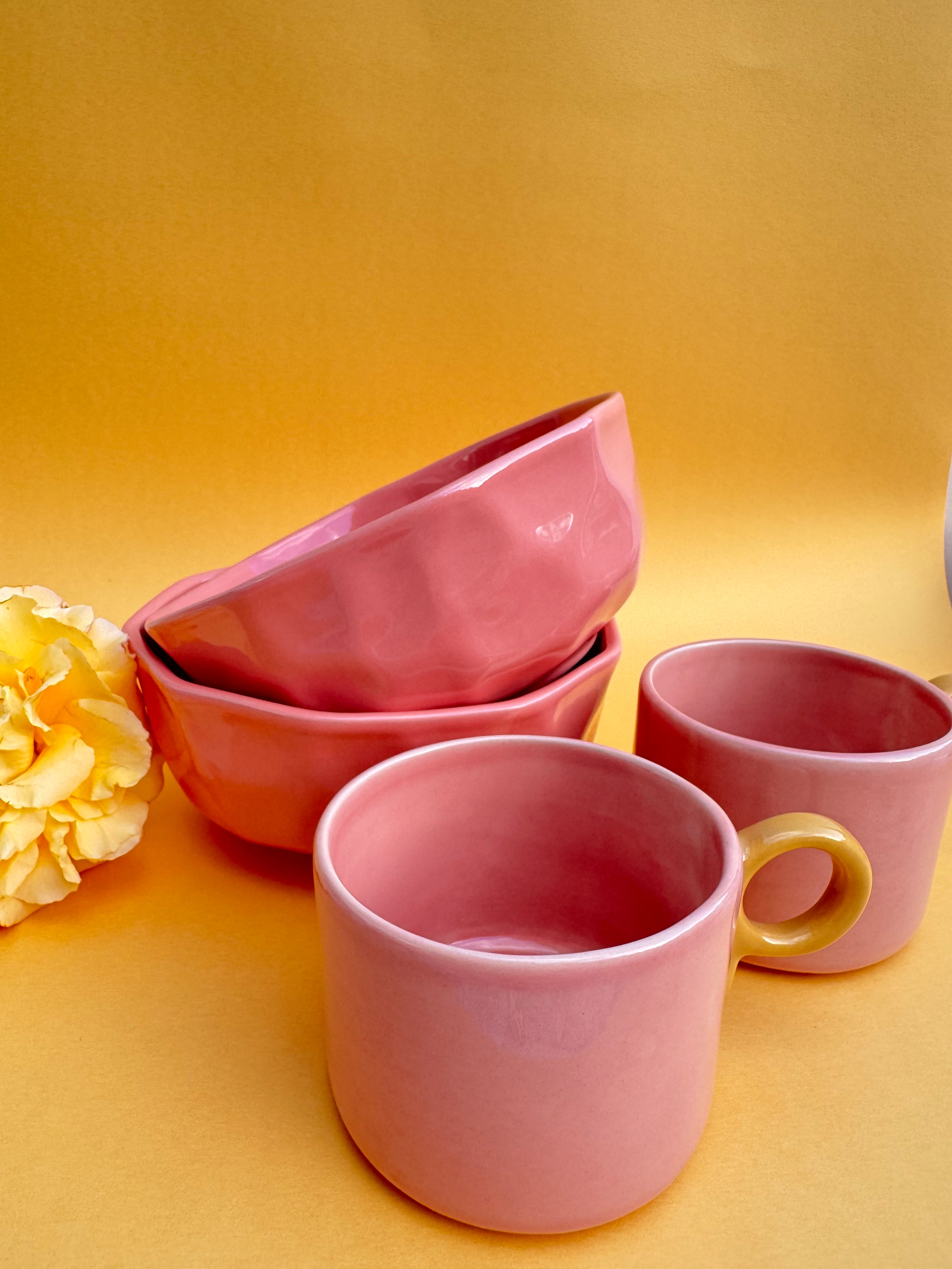Servierschale Frühstücksbowl ELEZ rosa