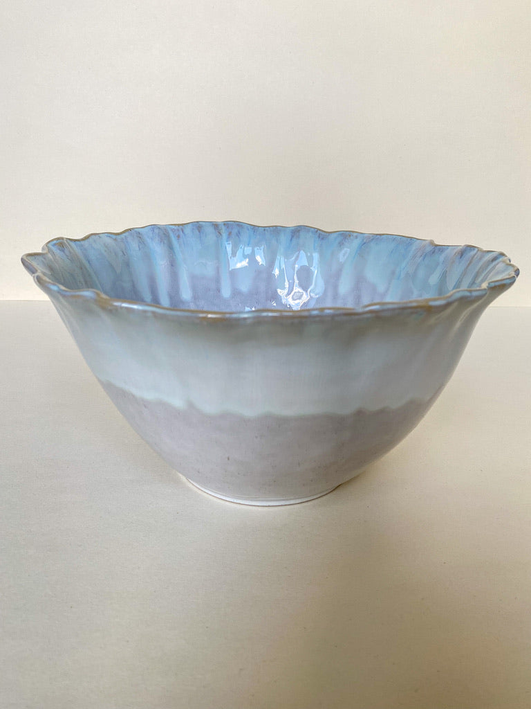 Servierschale MING groß blau weiss Schüssel