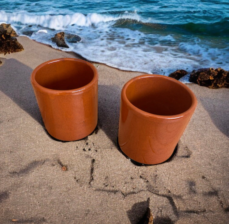 Tasse MELOR terracotta braun