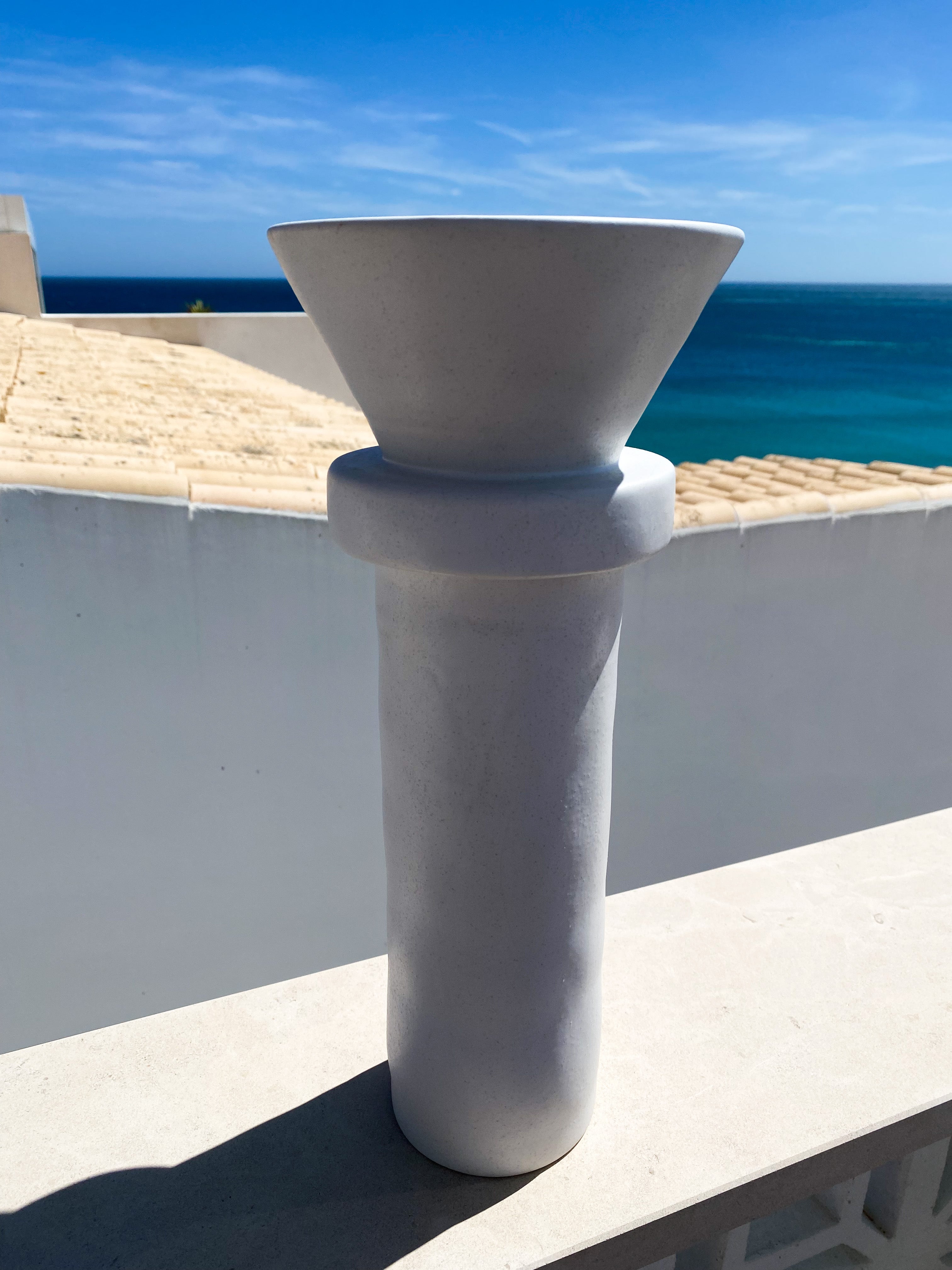 Vase CHAVES large white
