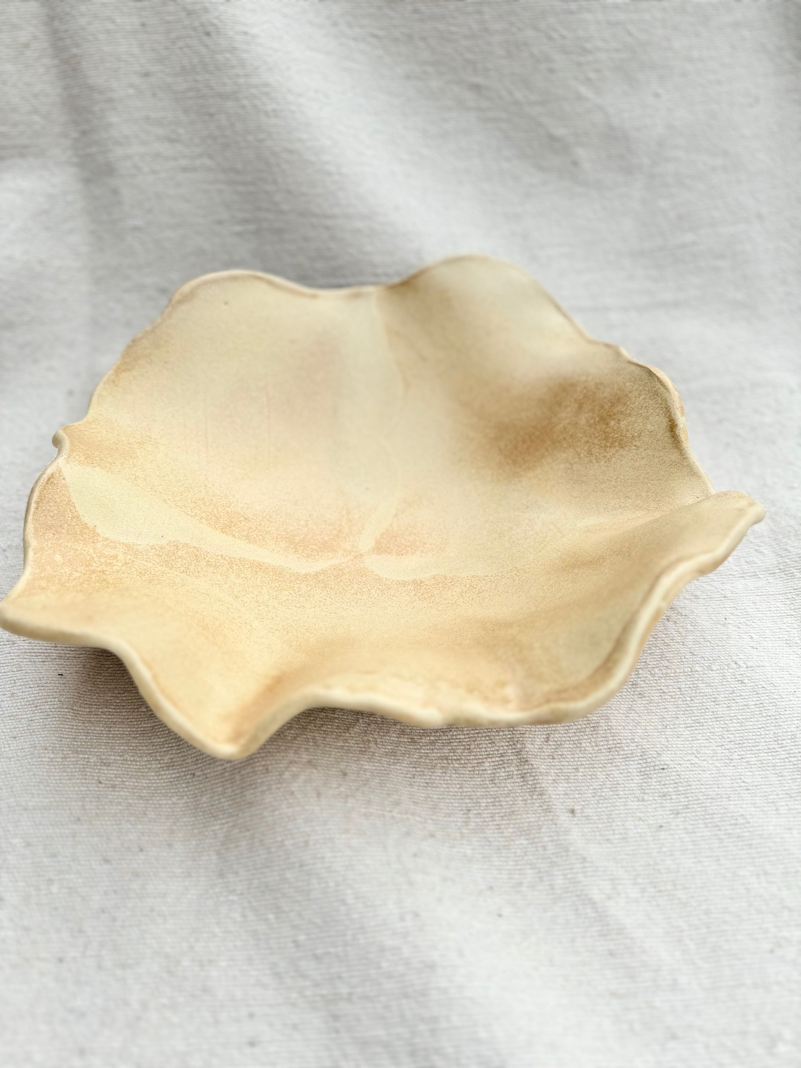 Servierschale SOL beige groß - Vorbestellung - Limited Edition