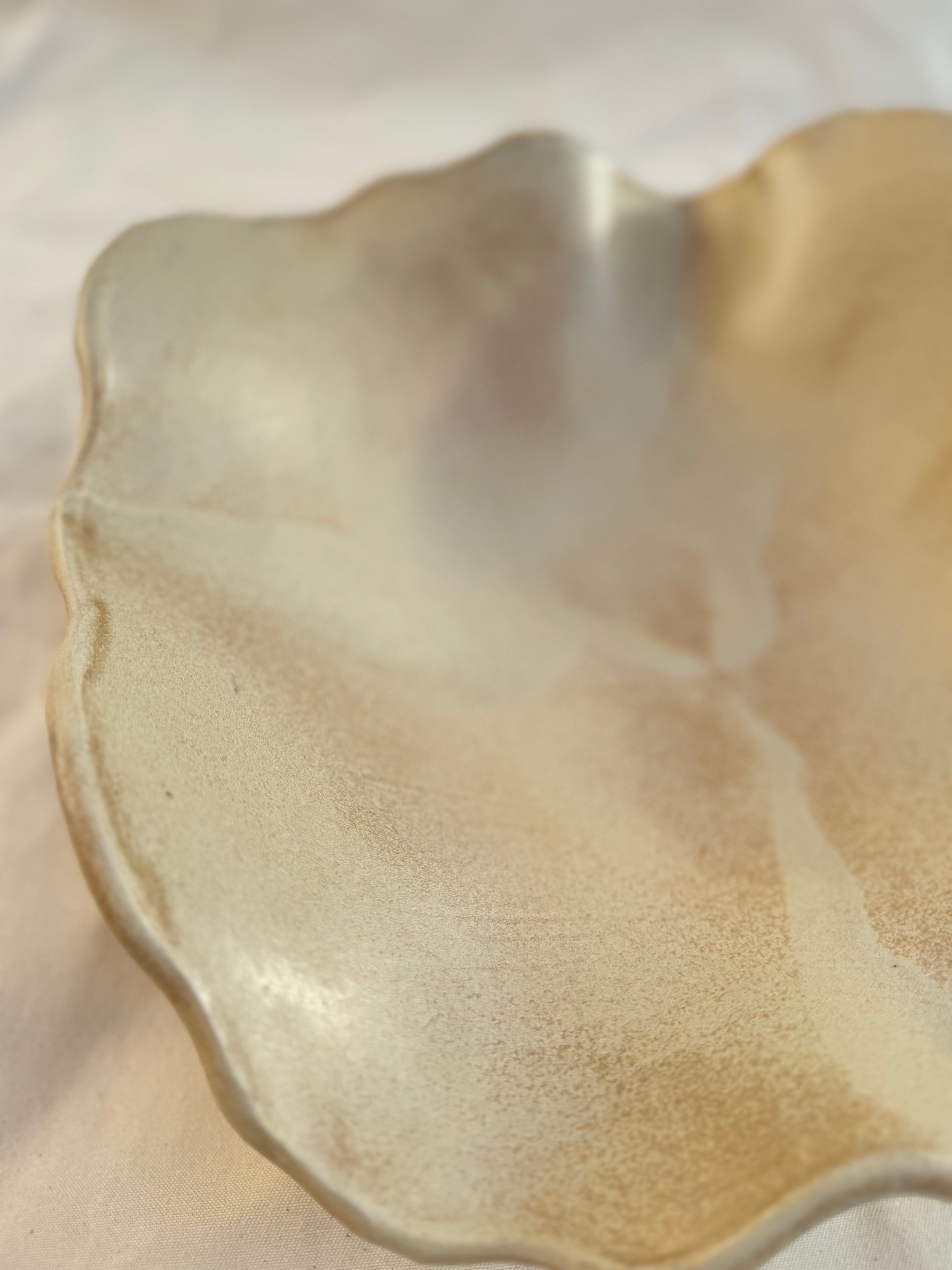 Servierschale SOL beige groß - Vorbestellung - Limited Edition