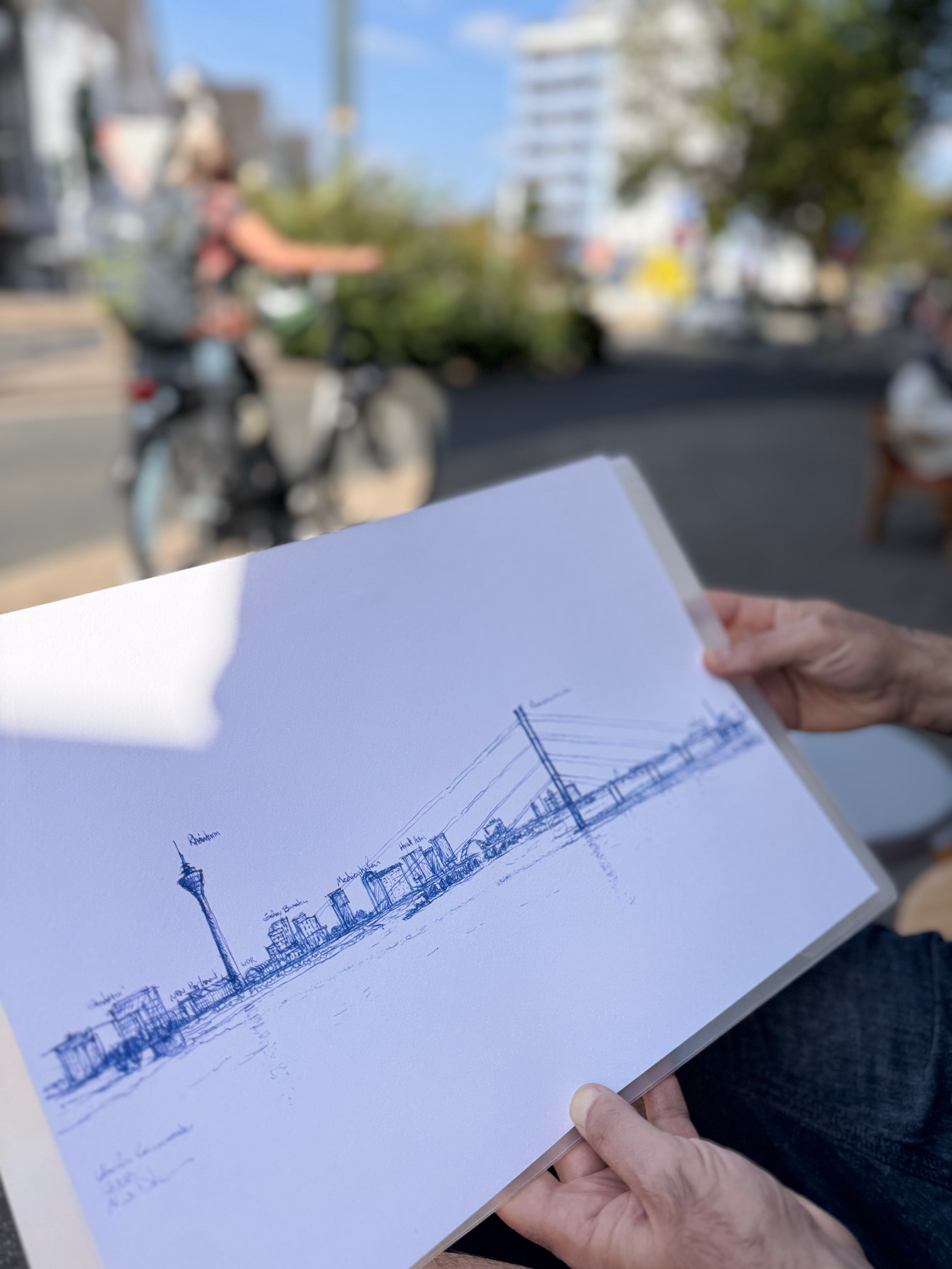 Aquarell Malerei mit Künstler Nima Dibazar I Flower Bouquet/Blumenstrauß ODER die Düsseldorfer Skyline I 11. Oktober 2026 15-18 Uhr Kreativ-Workshop im Studio Calma in Düsseldorf