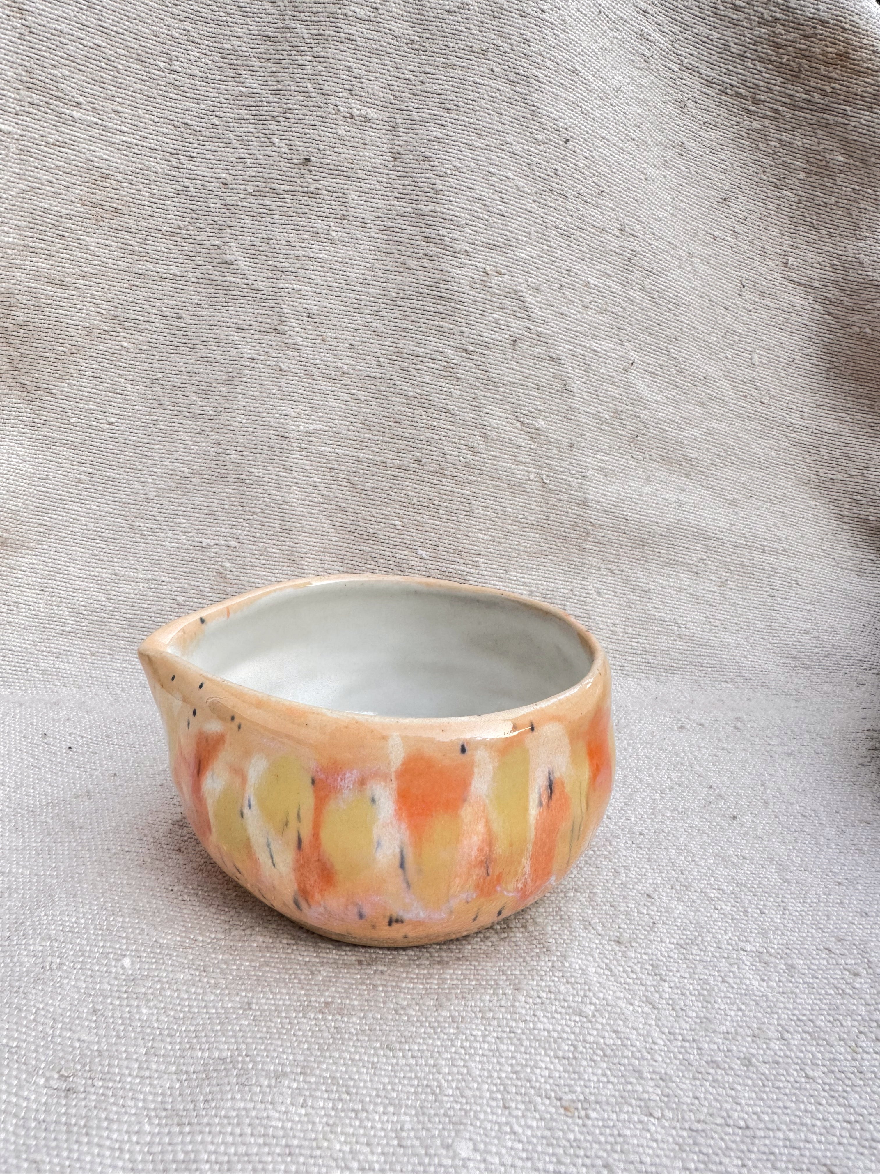 Matcha Bowl SUNDANCE - Limited Edition - Schale, Karaffe, gelb orange weiß