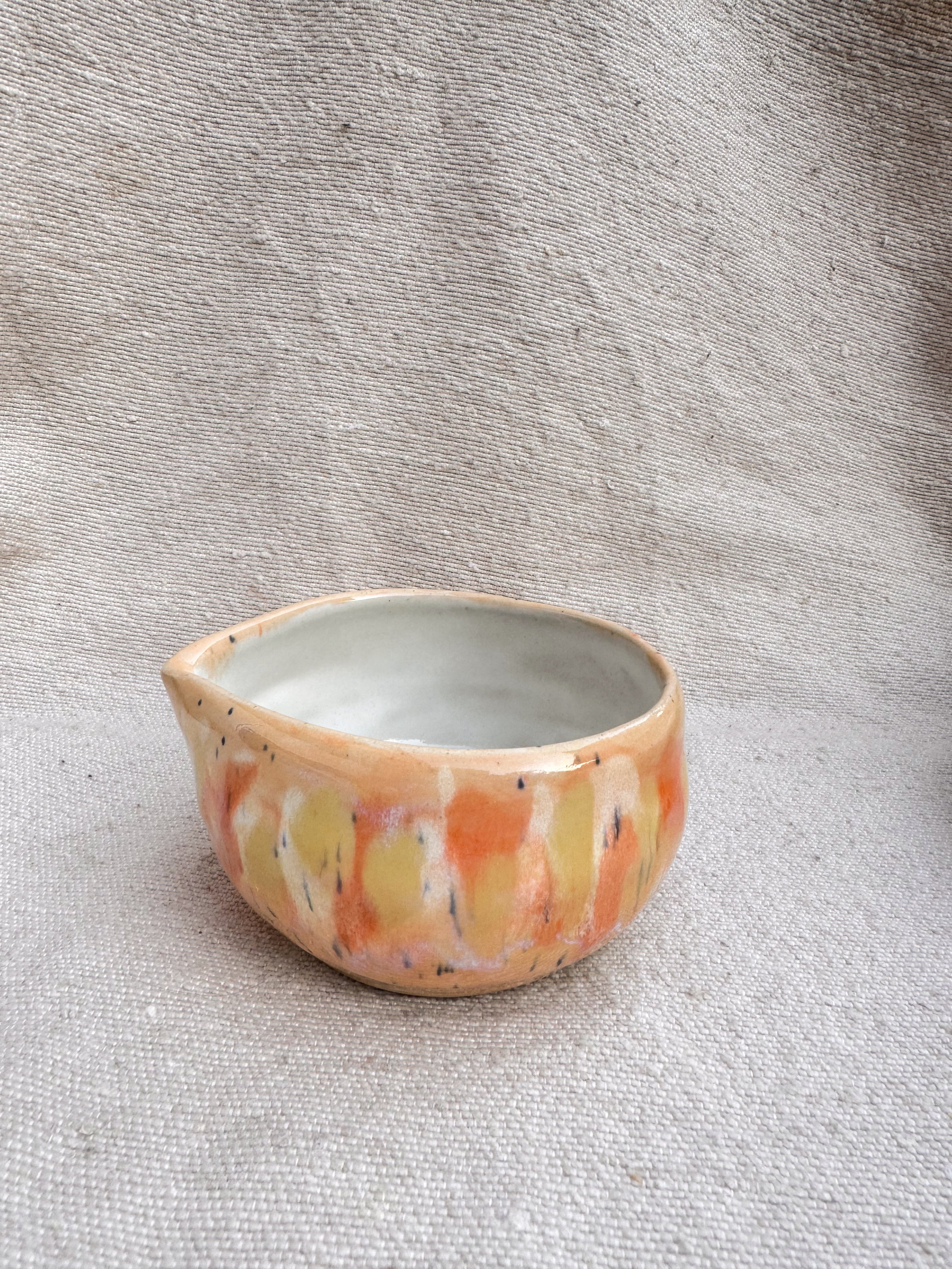 Matcha Bowl SUNDANCE - Limited Edition - Schale, Karaffe, gelb orange weiß