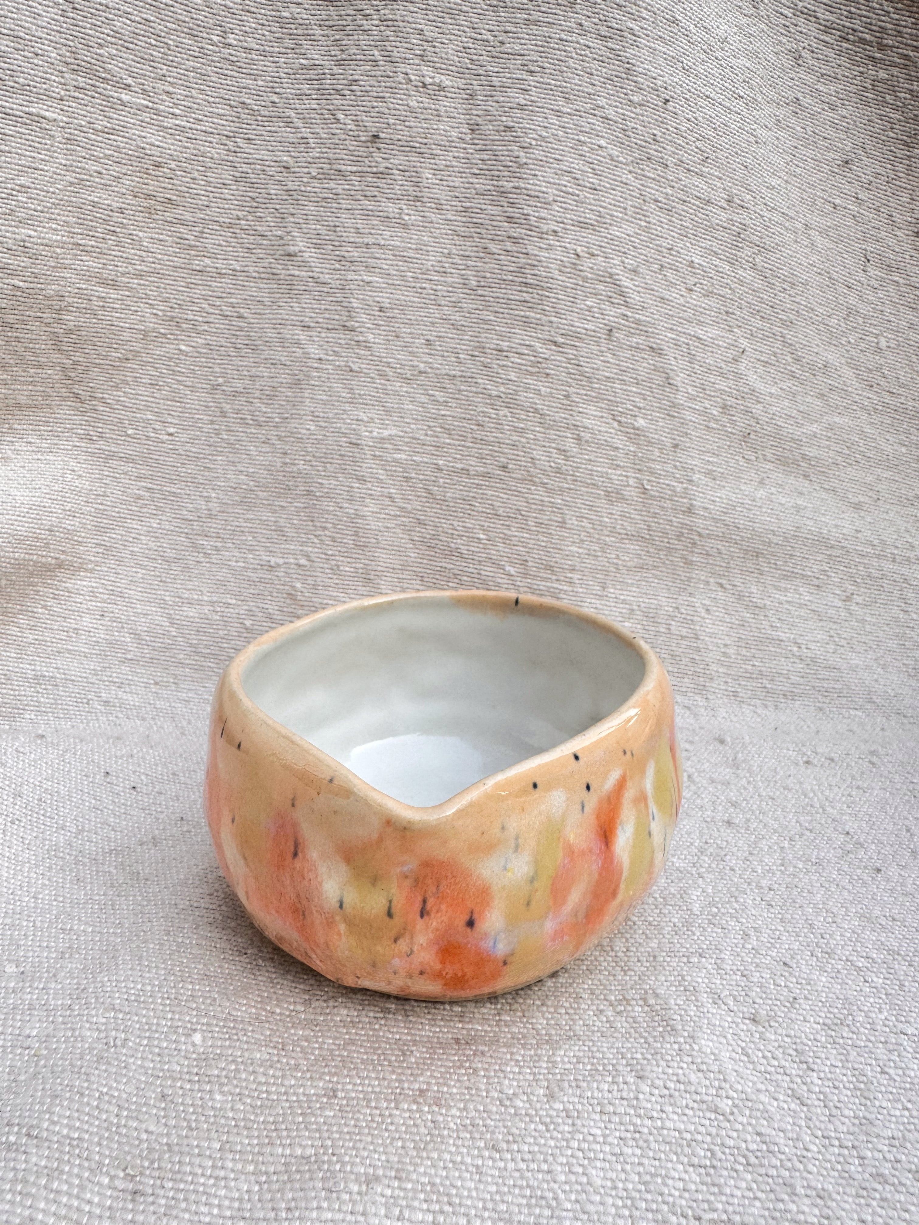Matcha Bowl SUNDANCE - Limited Edition - Schale, Karaffe, gelb orange weiß