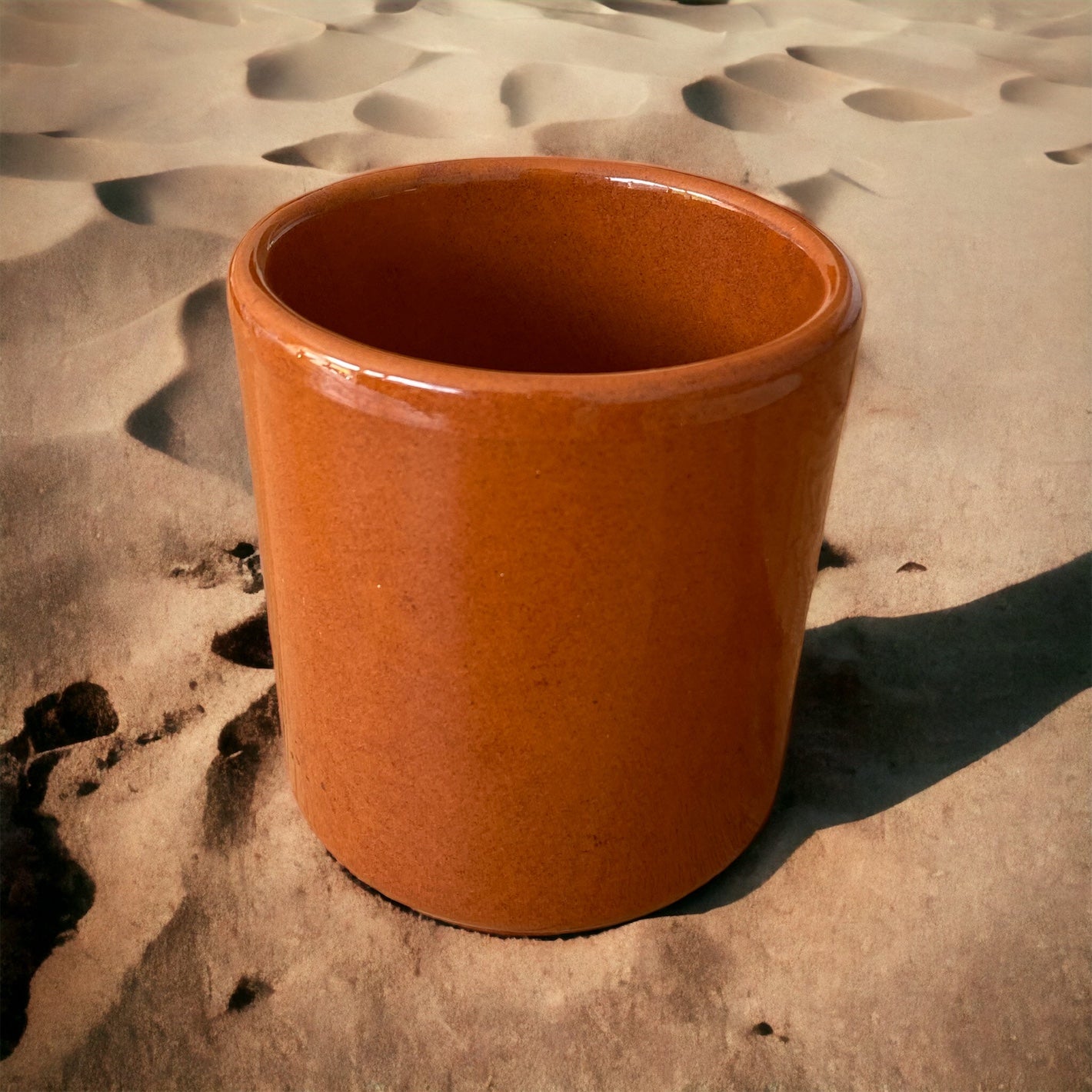 Tasse MELOR terracotta braun