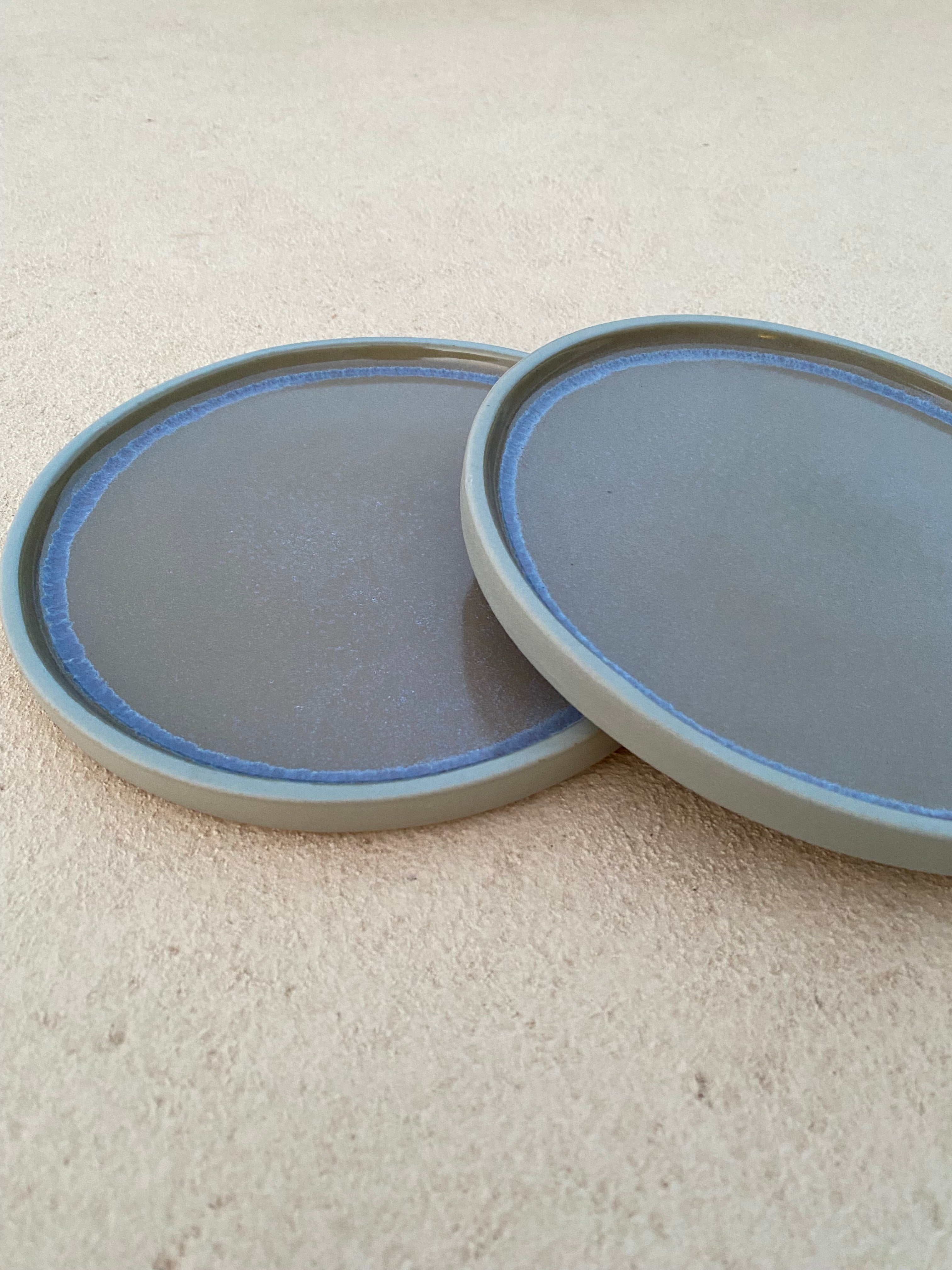 Plate breakfast plate side plate Tocha greige