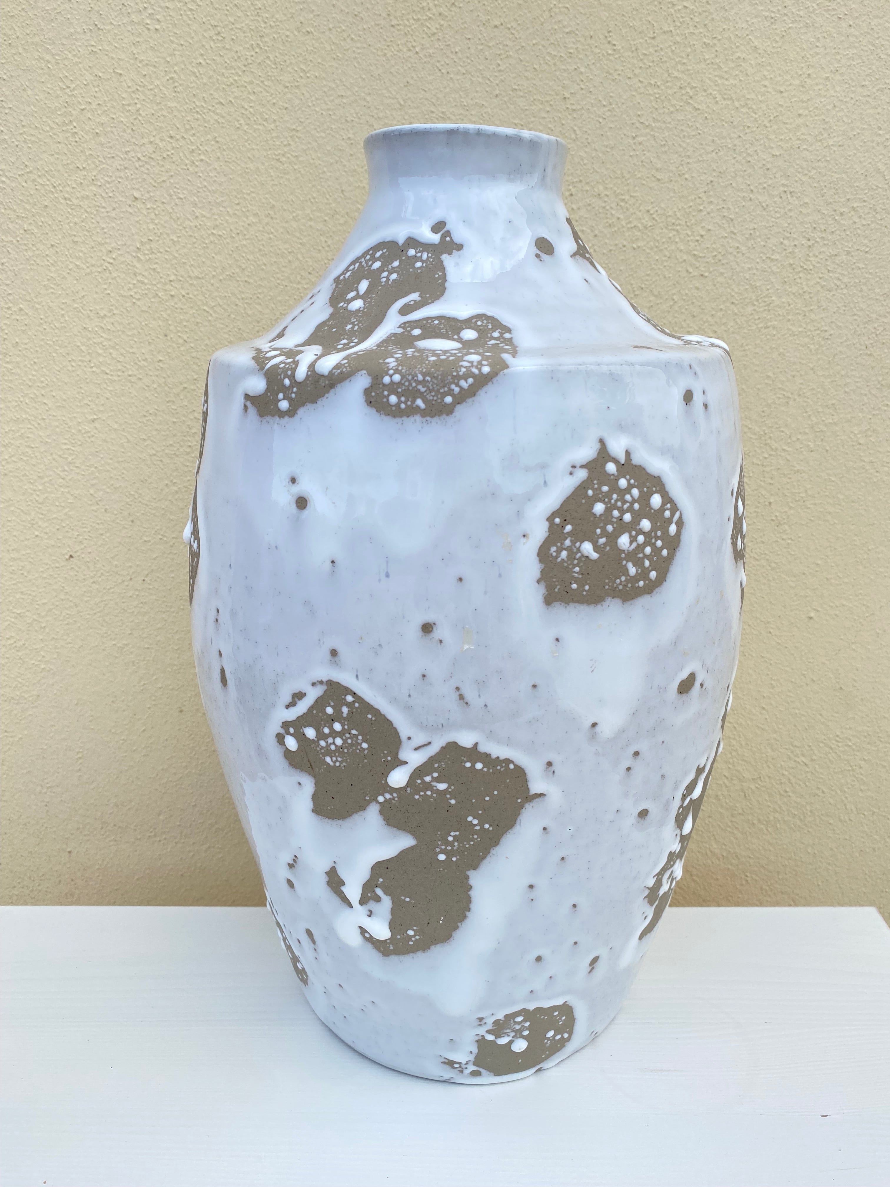 Vase large Phi white beige