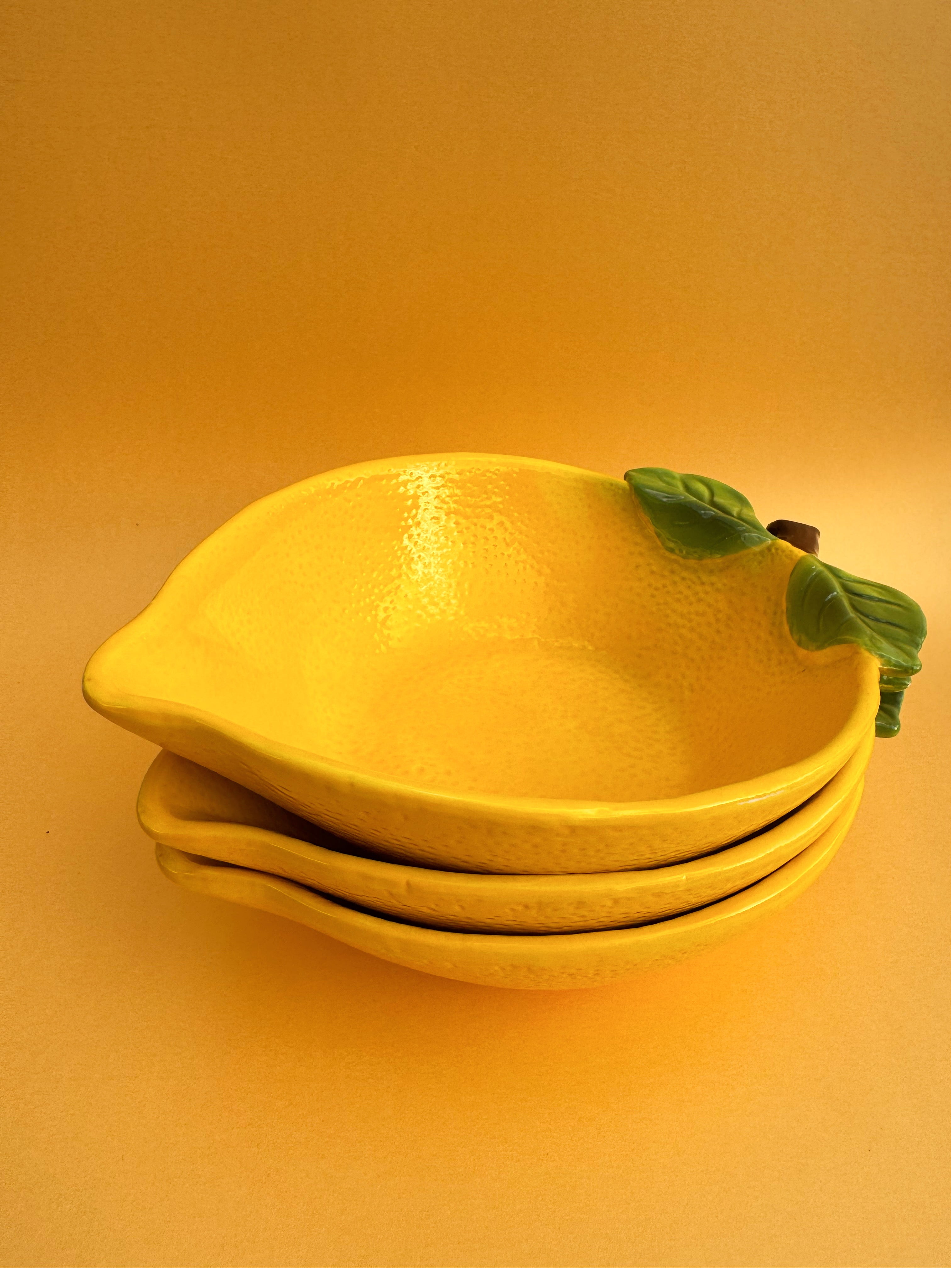 Servierschale LIMONE Schale gelb