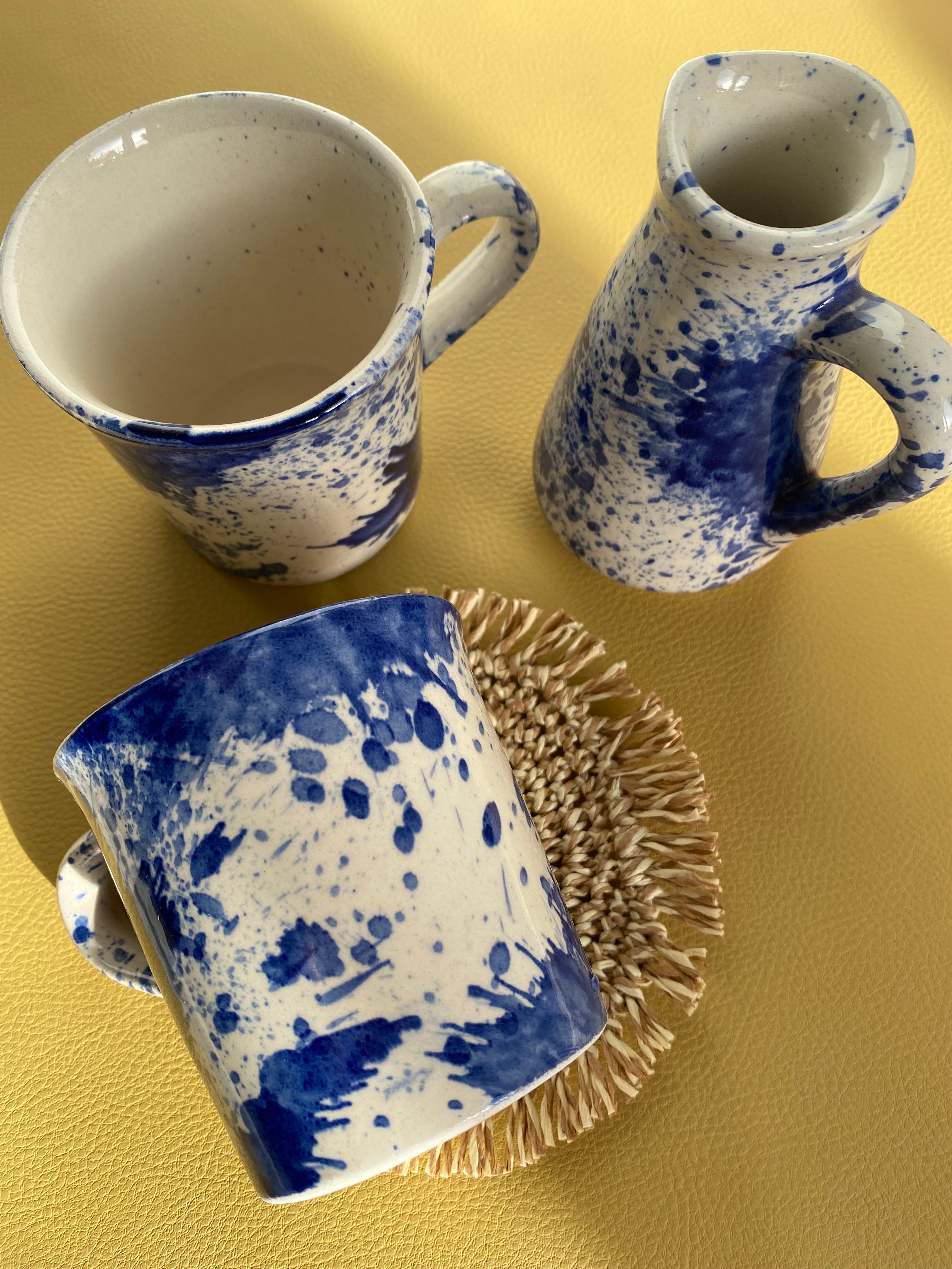 Tasse HOPE weiß blau