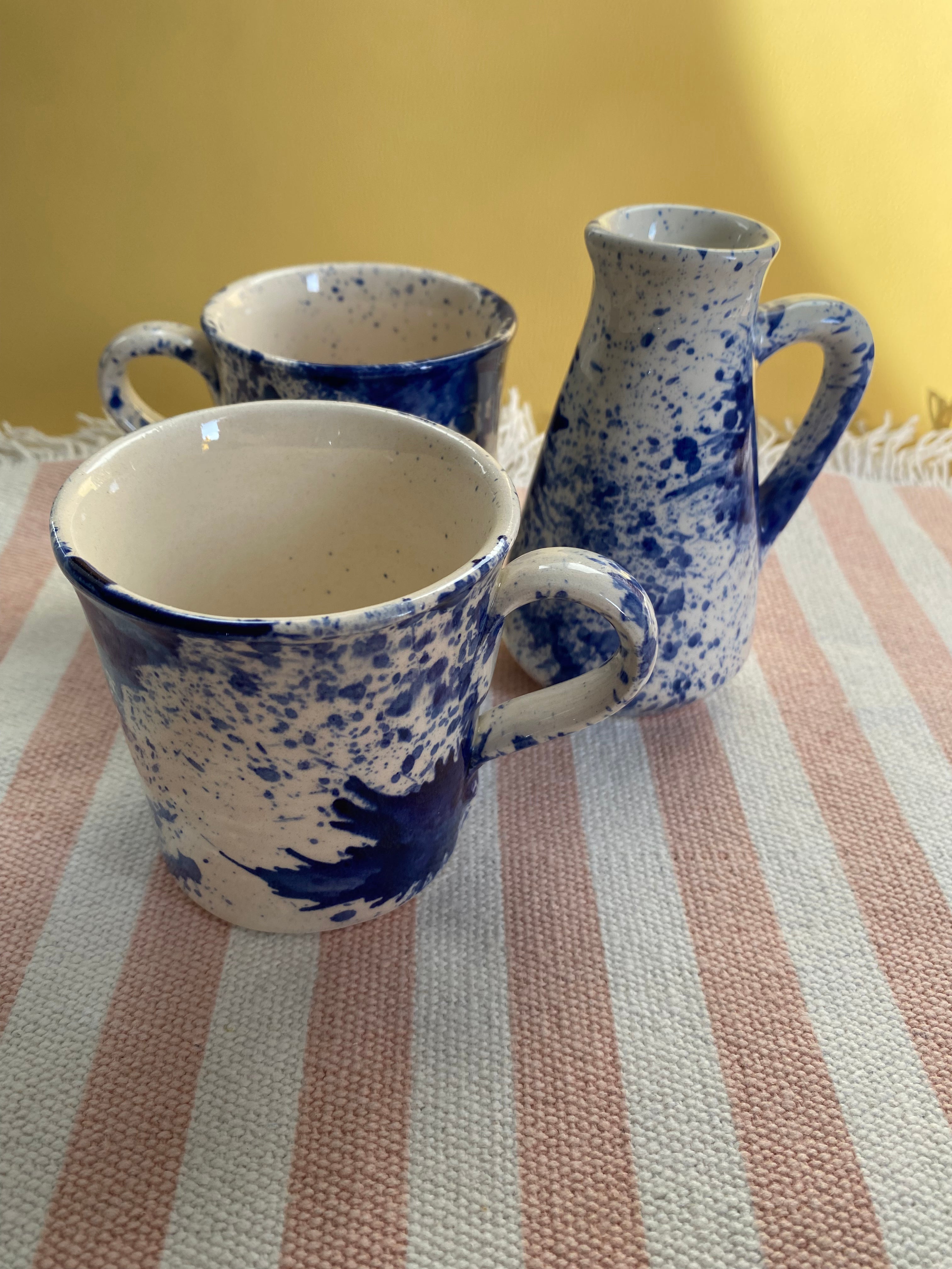 Tasse HOPE weiß blau