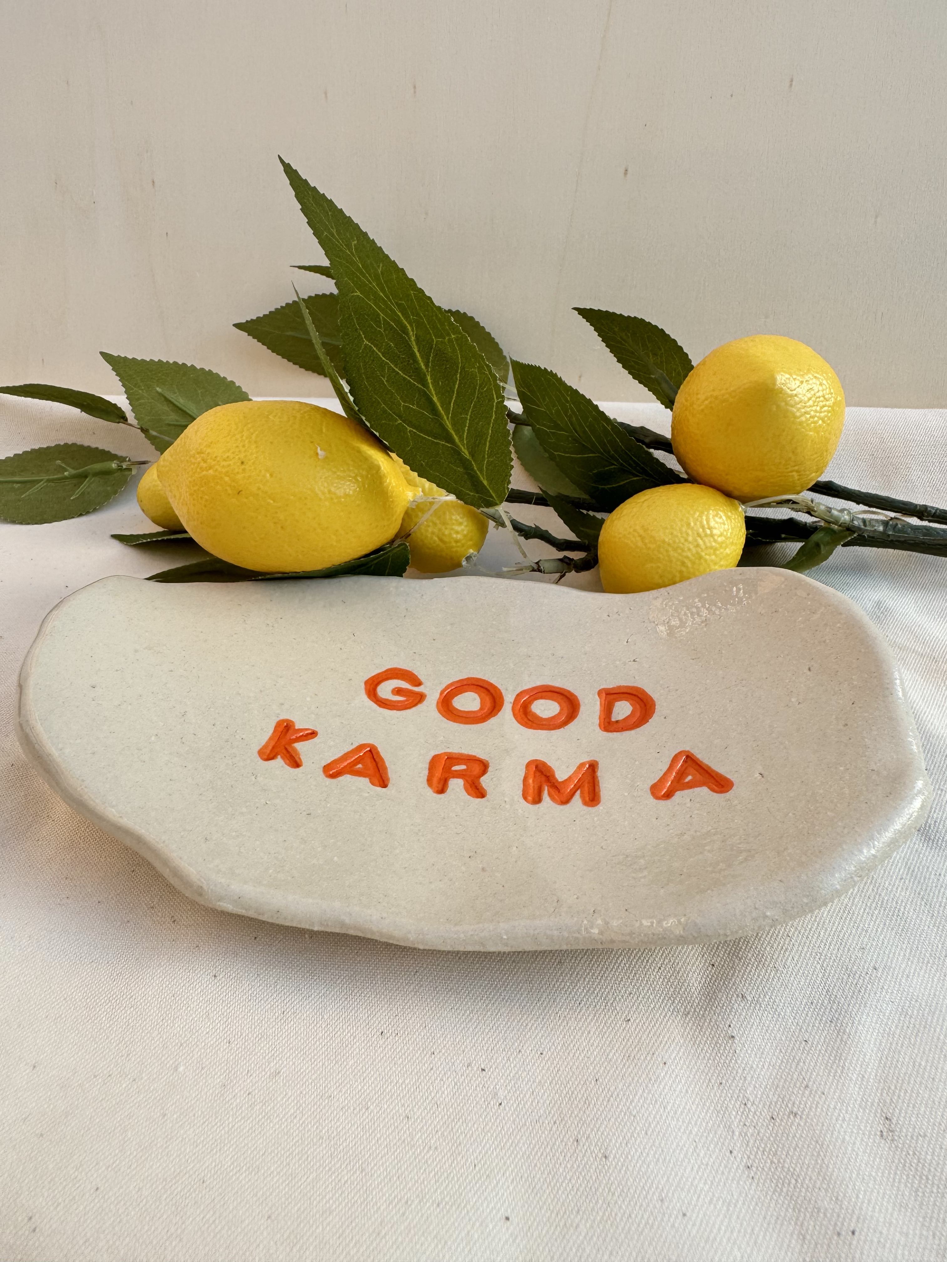 Servierschale GOOD Karma orange