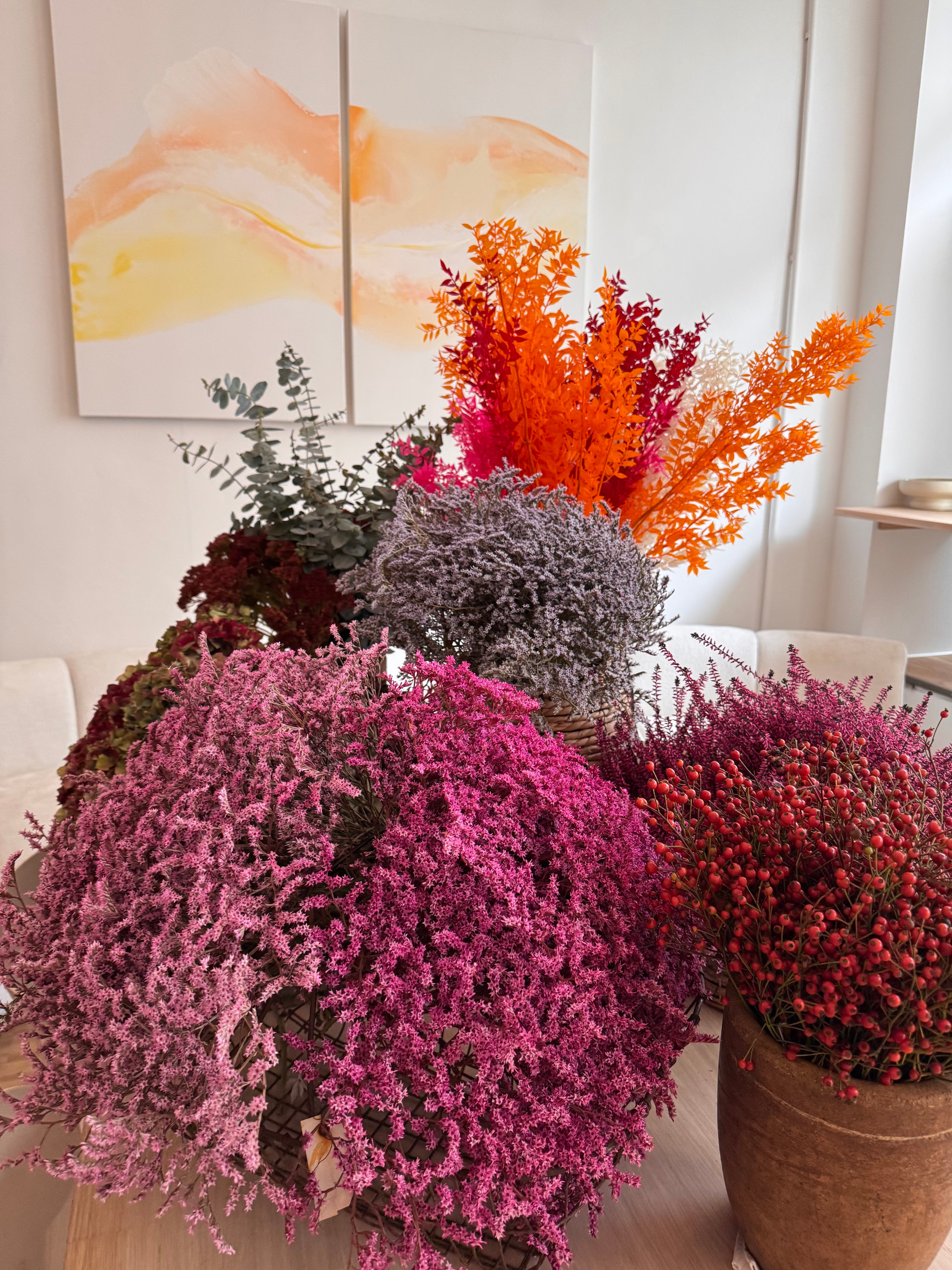 Töpfern & Blumenkranz (Herbstkranz) binden I 18. Oktober 2026 I Kombi-Workshop im Studio Calma in Düsseldorf mit Janina und Sabrina