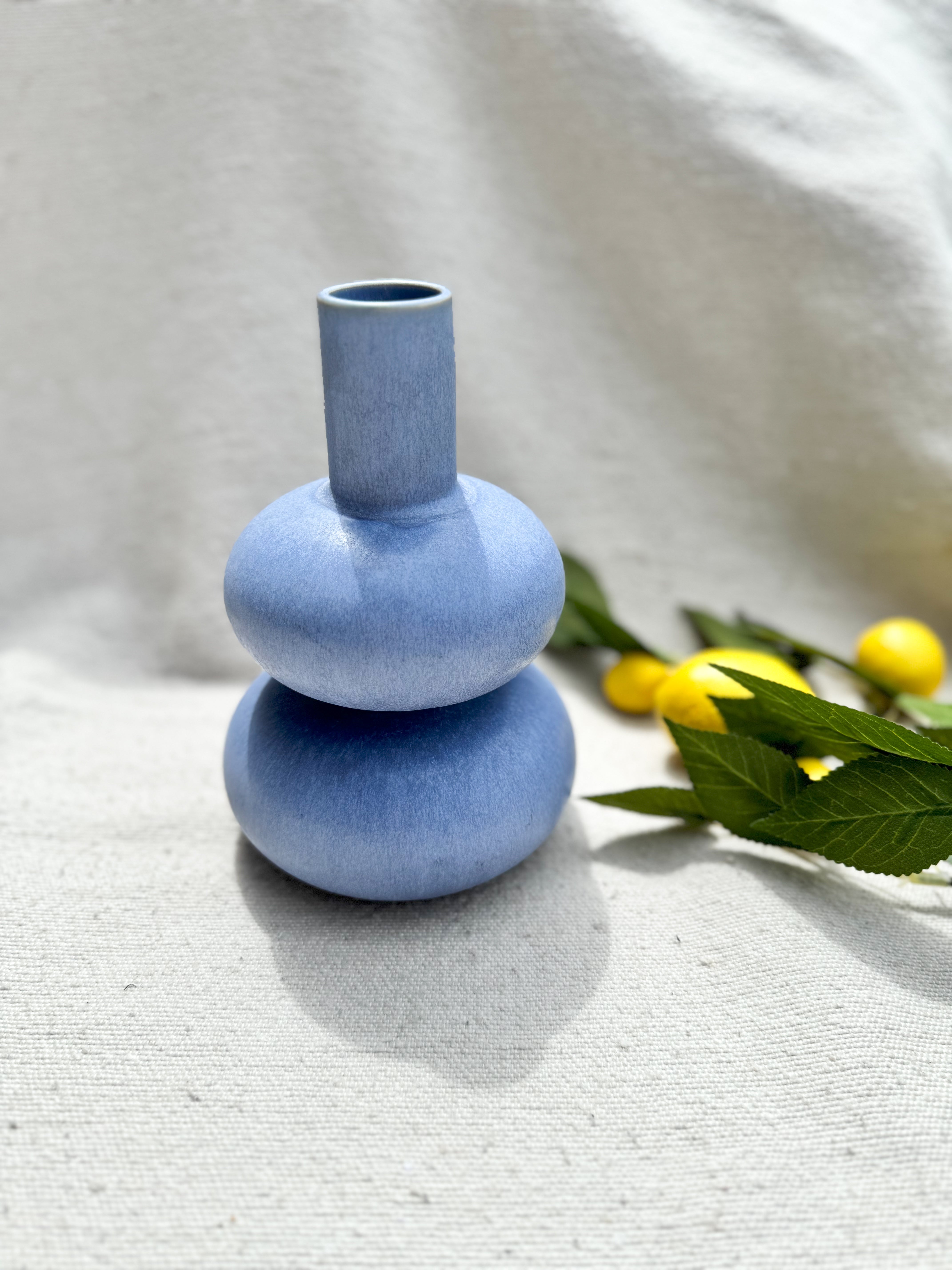 Vase AMAR blau